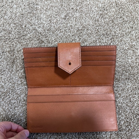 Madewell Tan Leather Wallet - Picture 3 of 4